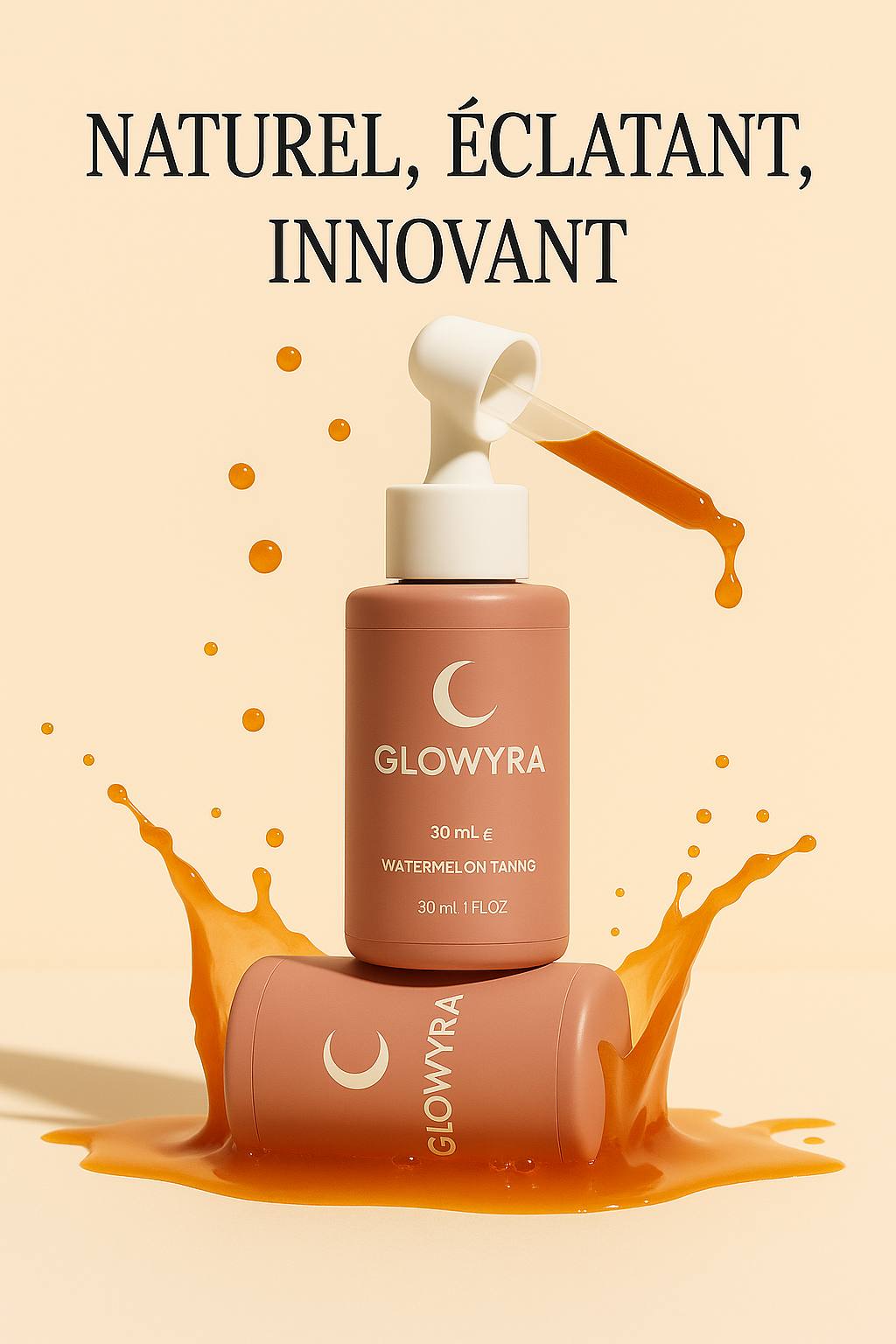 Gouttes Autobronzantes Glowyra – L’éclat naturel dans une gorgée